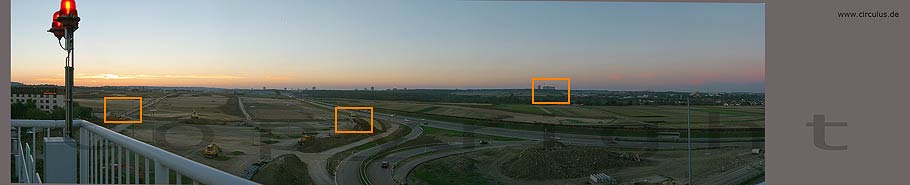 Gesamtansicht des Panoramafotos