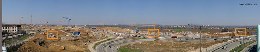 Gesamtansicht des Panoramafotos