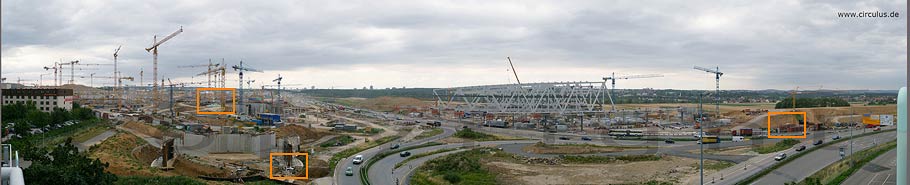 Gesamtansicht des Panoramafotos