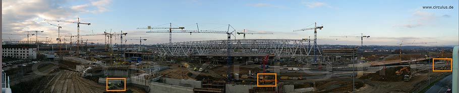 Gesamtansicht des Panoramafotos