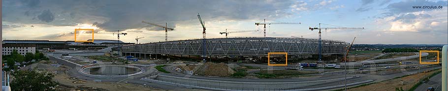 Gesamtansicht des Panoramafotos