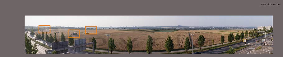 Gesamtansicht des Panoramafotos