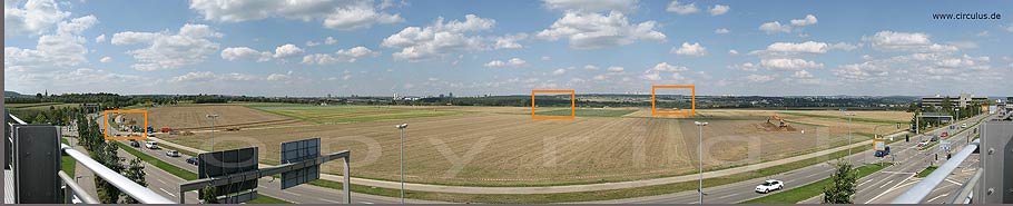 Gesamtansicht des Panoramafotos