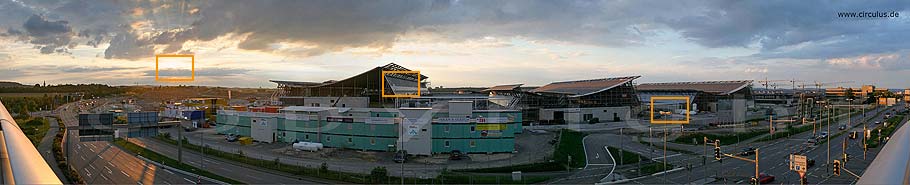 Gesamtansicht des Panoramafotos