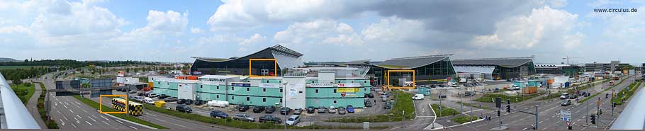 Gesamtansicht des Panoramafotos